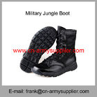 Wholesale Cheap China Military Leather and Oxford Fabric Army Police Jungle Boot