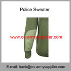 Wholesale Cheap China Military Wool Acrylic Police Army Green Pullover