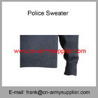 Wholesale Cheap China Military Wool Polyester  Police Army Navy Blue Pullover