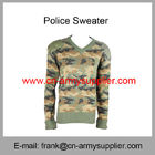 Wholesale Cheap China Military Wool Acrylic Army Camouflage Police Sweater