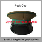 Wholesale Cheap China Military Embroidery Color Army Police Peak Service Cap