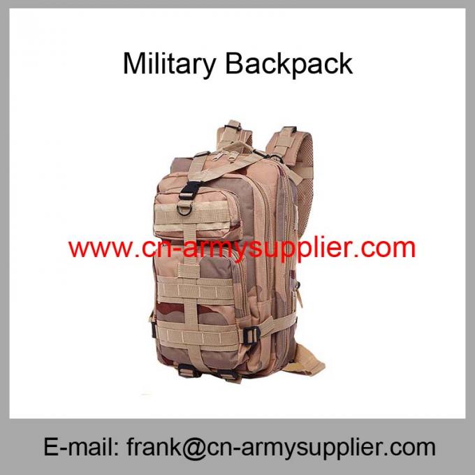 Wholesale Cheap China Army Camouflage Water-resistant  Military 3P Backpack