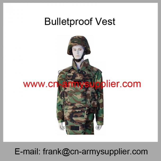 Wholesale Cheap China Woodland Camouflage  Full Protection Bulletproof Jacket