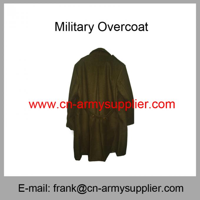 Wholesale Cheap China Wool Acrylic Polyester Mixed Army Greatcoat