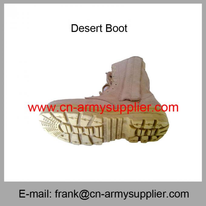 Wholesale Cheap China Military Suede Army Tan Desert Boot With Fabric