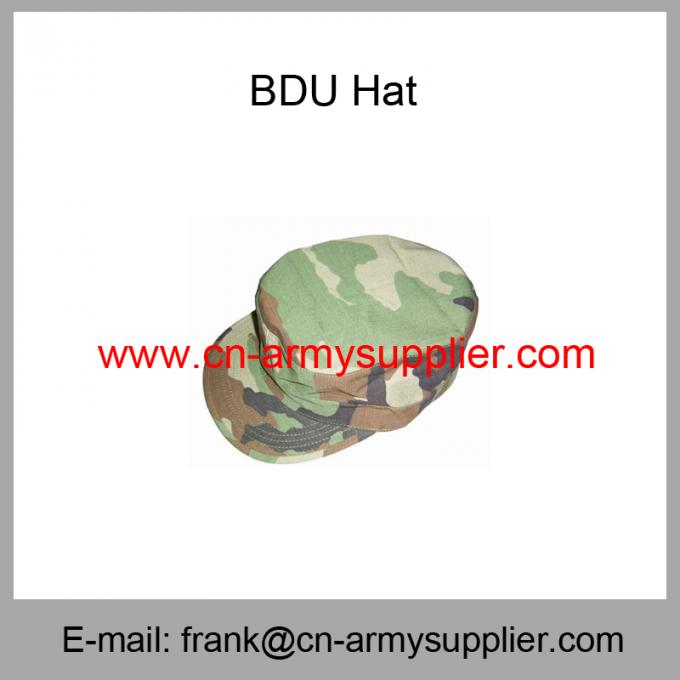 Wholesale Cheap China Army Woodland Camouflage Military BDU Hat