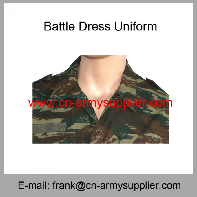 Wholesale Cheap China Army Greece Camouflage Military BDU Battle Dress Uniform