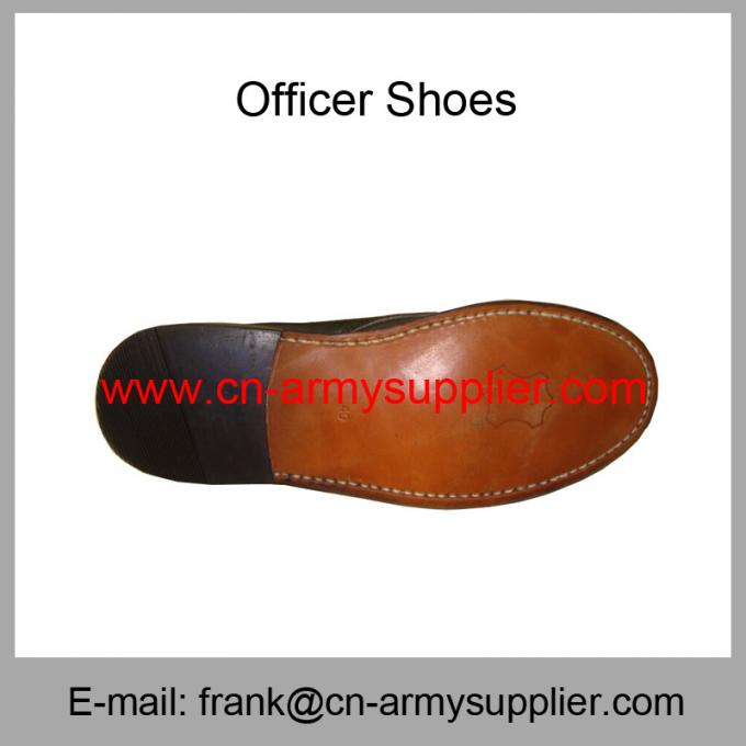 Wholesale Cheap China Military Leather Army Police Officer Shoes