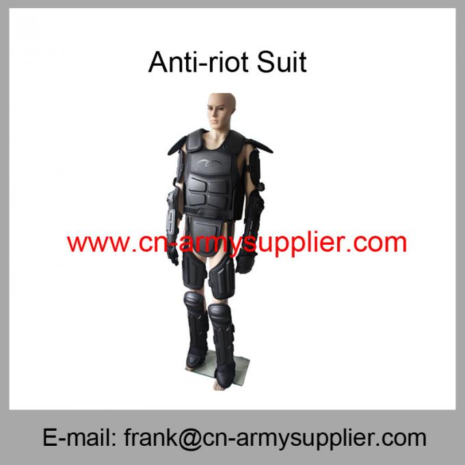 Wholesale Cheap China Black Police Fire-resistant Army  Tactical Anti-Riot Suit