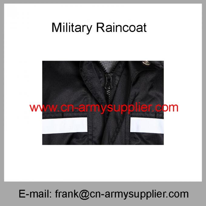Wholesale Cheap China Military Navy Blue Oxford Polyester Army Police Raincoat