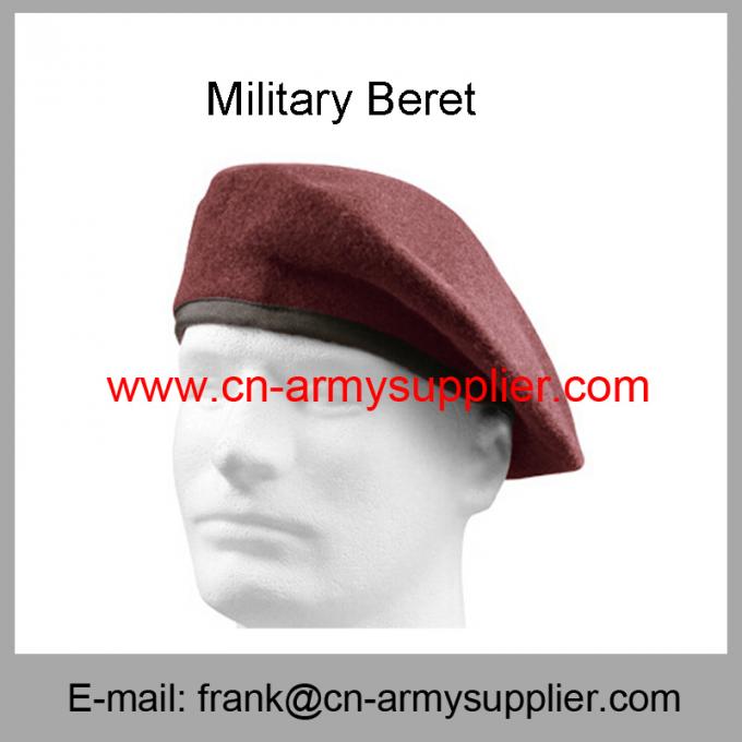 Wholesale Cheap China Military Wool Nylon Polyester Army Police Beret