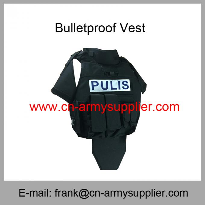 Wholesale Cheap China Army Full Protection Black Military Police Ballistic Vest
