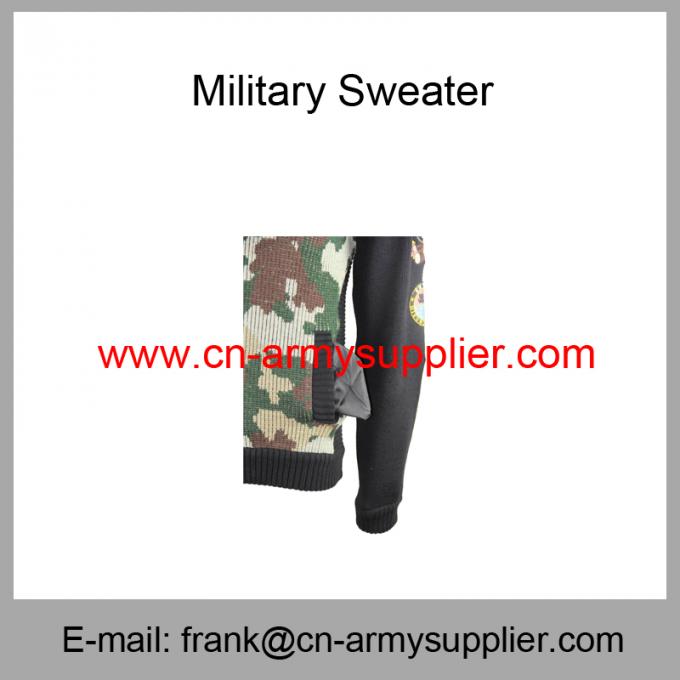 Wholesale Cheap China Military Camouflage Wool Acrylic  Police Army Jersey