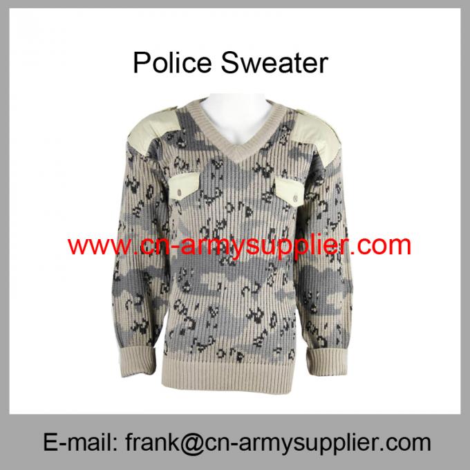 Wholesale Cheap China Military Wool Police Army Digital Desert Camouflage Jumper