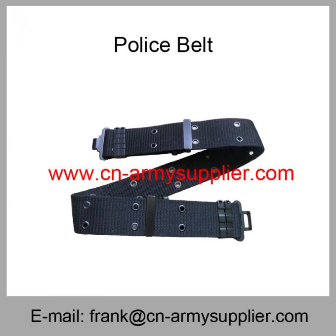 Wholesale Cheap China Army PP Polyester  Military Police Navy Blue Belt