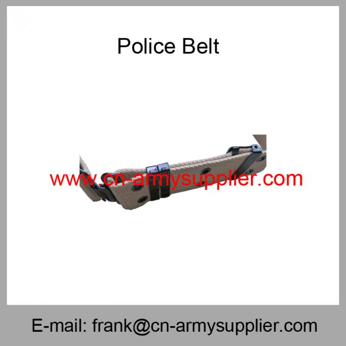 Wholesale Cheap China Army Desert Tan Police PP Polyester Military Belt