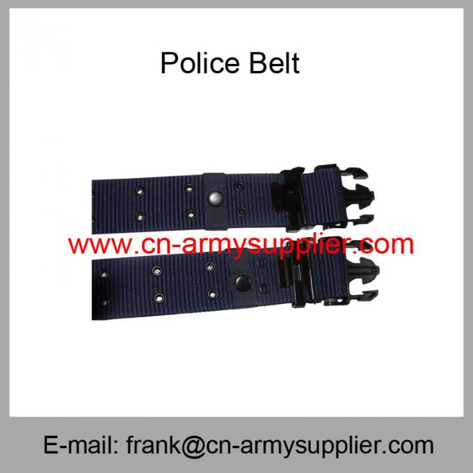 Wholesale Cheap China Tactical Navy Blue Army Metal Bucklet Police Security Belt