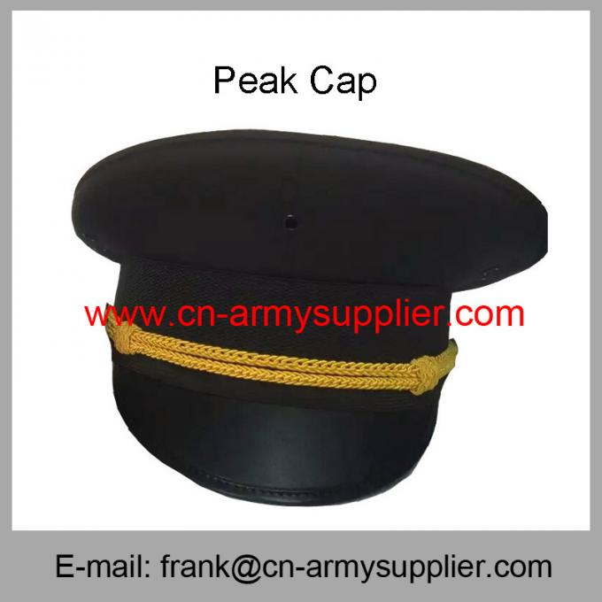 Wholesale Cheap China Army Silver Thread Color Military Police Peak Service Cap