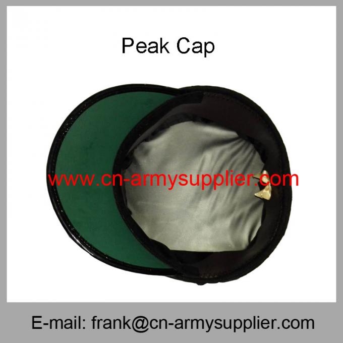 Wholesale Cheap China Military Embroidery Color Army Police Peak Service Cap