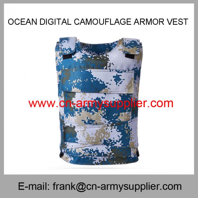 Wholesale Cheap China Military Ocean Digital Camouflage Ballistic Armor Vest