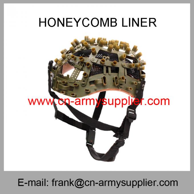 Wholesale Cheap China Green Color Honeycomb Suspension Army Police Ballistic Helmet