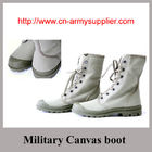 Wholesale Cheap China Army Color Military Training Cotton Canvas Boots