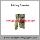 Wholesale Cheap China Army Green Camouflage Wool Acrylic Military Sweater