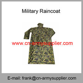 Wholesale Cheap China Military Camouflage Long  Army Raincoat