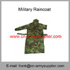 Wholesale Cheap China Military Camouflage Long  Army Raincoat
