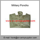 Wholesale Cheap China Plain Color Polyester Oxford Nylon Military Poncho