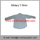 Wholesale  Cheap China Army Police Wear Wool T/R Military Officer Shirt