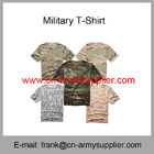Wholesale  Cheap China Military Camouflage Cotton Army T-Shirt