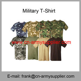 Wholesale Cheap China Army Camouflage 180GSM Military T-Shirt