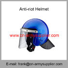 Wholesale Cheap China UN Blue Scratch-resistant Police Anti-Riot Helmet