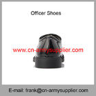 Wholesale Cheap China Black Shining PU leather Military Officer Shoes
