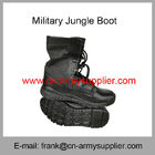 Wholesale Cheap China Army Use Black Leather Canvas Military Jungle Boot