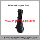 Wholesale Cheap China Army Black Full Leather Goodyear Military Combat Boot
