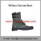 Wholesale Cheap China Army Green Injection Military Cotton Canvas Boot