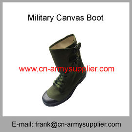 Wholesale Cheap China Army Green Injection Military Cotton Canvas Boot