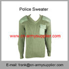 Wholesale Cheap China Army Olive Green Military Pullover With Breast Pocket