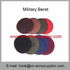 Wholesale Cheap China Army Wool Nylon Military Beret With Cotton Lining