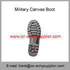 Wholesale Cheap China Military Ankle French Army Police Canvas Boot