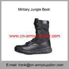 Wholesale Cheap China Military Leather and Oxford Fabric Army Police Jungle Boot