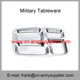 Wholesale Cheap China Military Aluminum Stainless Steel Army Police Tableware