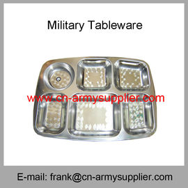 Wholesale Cheap China Military Aluminum Stainless Steel Army Police Tableware