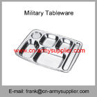 Wholesale Cheap China Military Aluminum Stainless Steel Army Police Tableware