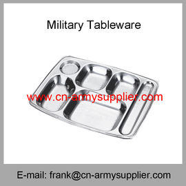 Wholesale Cheap China Military Aluminum Stainless Steel Army Police Tableware