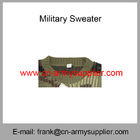 Wholesale Cheap China Military Camouflage Wool Acrylic  Police Army Sweater