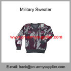 Wholesale Cheap China Military Camouflage Wool Acrylic  Police Army Cardigan