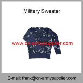 Wholesale Cheap China Army Camouflage Wool Acrylic  Police Military Sweater